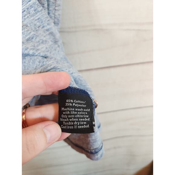 Rock & Republic Men's Gray Button Up Short Sleeve Casual T-Shirt Size L - Picture 4 of 6